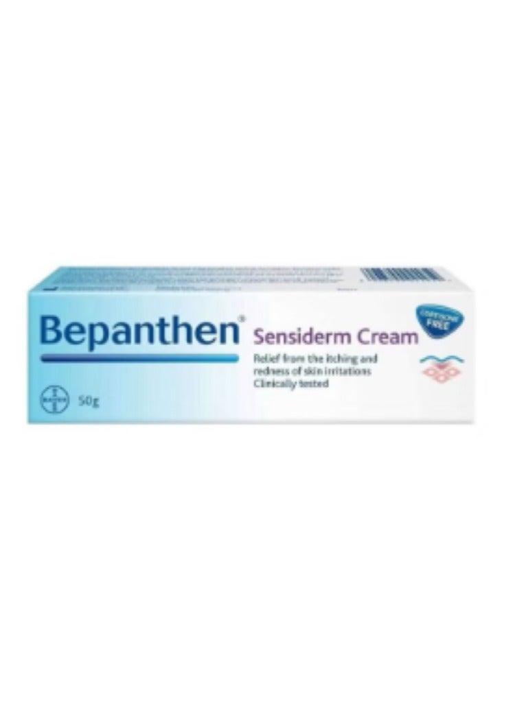 Sensiderm Cream or Irritated Itchy & Red Skin 50g