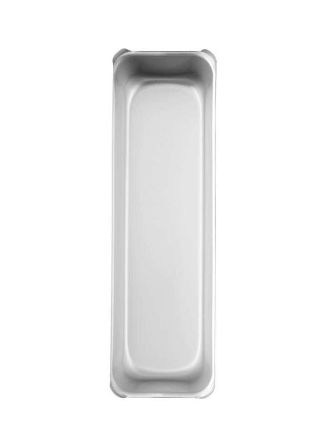 Long Loaf Pan Silver 16x4x4inch