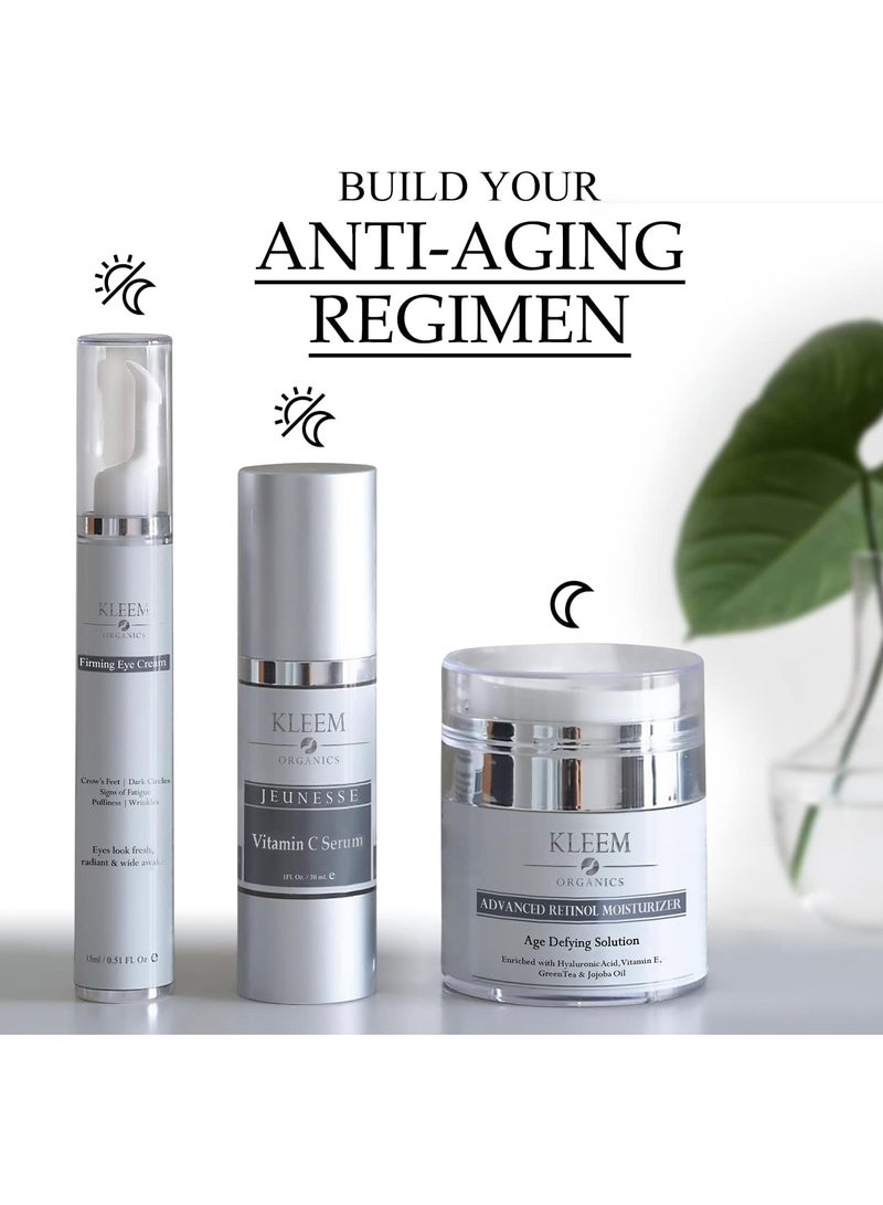 Vitamin C Serum for Face with Hyaluronic Acid and Vitamin E Firming Anti Aging Vitamin C Face Serum for Women to Boost Collagen Reduce Wrinkles Acne Spots Dark Spots and Sun Damage