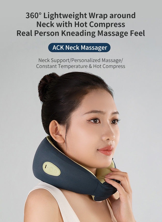 Neck Massager Cervical Massager Full Body Masseur Ring-Neck U-shaped Pillow