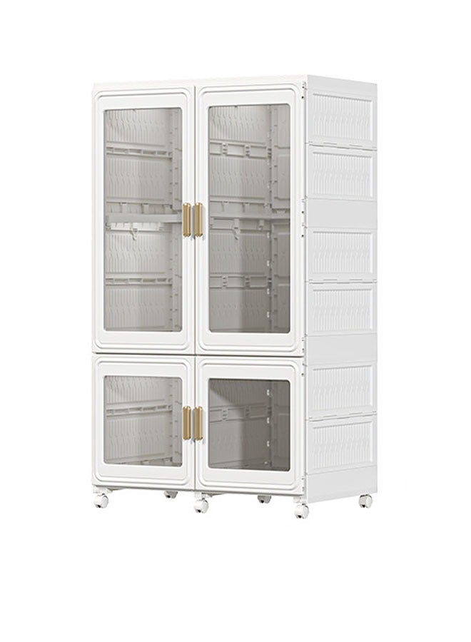 2 Layers Stylish Multi-Functional Storage Cabinet