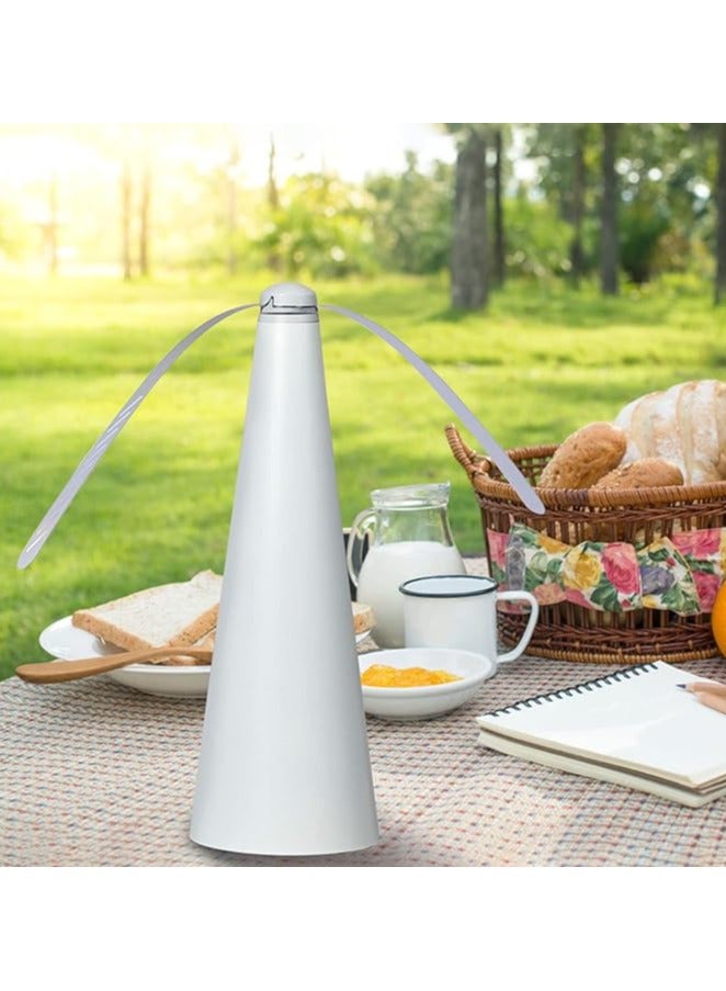 Repellent Fan, Portable Table Fly Fan,Lightweight, Durable and Odor-Free Fly Repellent Fan Keep Flies, Picnic Table Fans for Indoor and Bugs Away from Your Food Enjoy Outdoor Meal