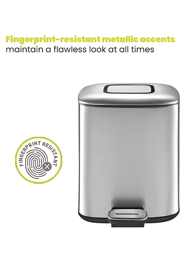 EKO Stainless Steel Bin 9 Liters