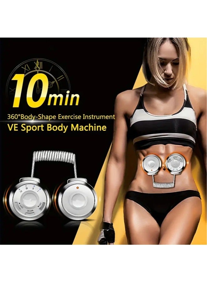 VE  Professional Body Liposuction Machine,- Portable Weight Loss Machine, Adjustable Vibration Massage Beauty Instrument, Belly Leg Arm Fat Burner for Women Men,Wireless, 6 Vibration Massage Modes