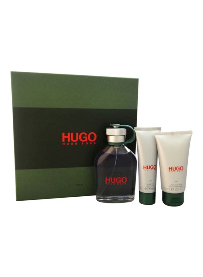 Green Gift Set Green EDT 125, Shower Gel 50, And  After Shave Balm 75ml