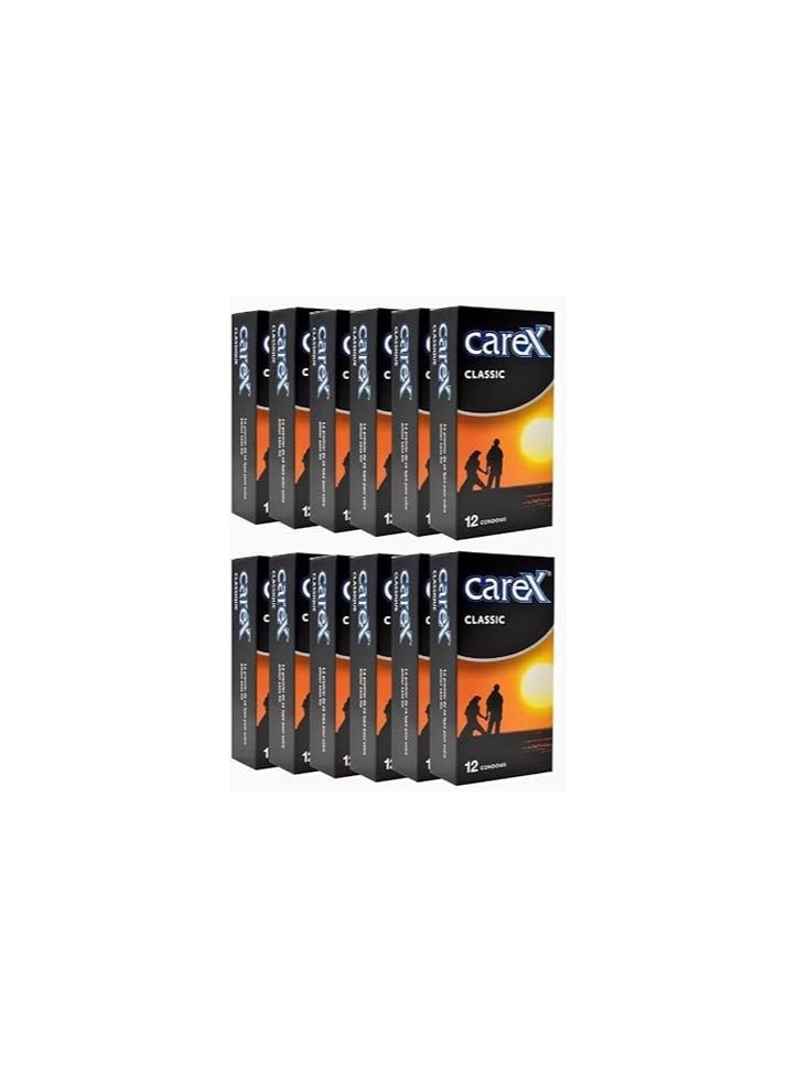 CAREX CLASSIC CONDOM 12S - (PACK OF 12 BOXES)