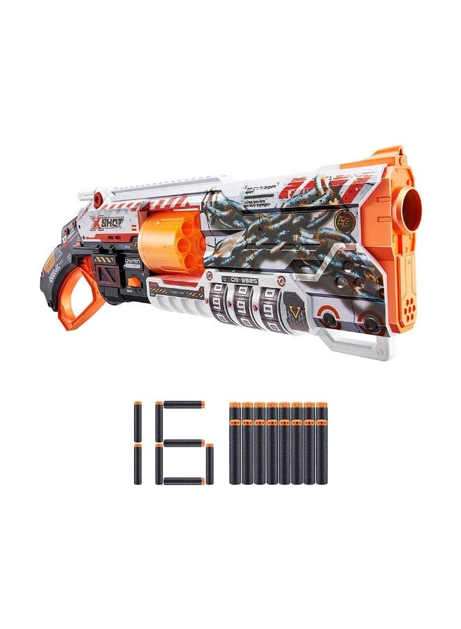 Zuru X-Shot Skins Lock Blaster with 16 Darts
