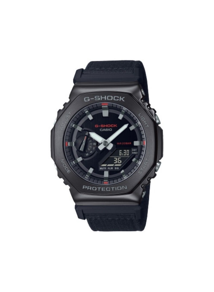 G-shock Men's Watch GM-2100CB-1ADR Metal Bezel Finished in Black Ion Plating 200m Water Resistance Watch