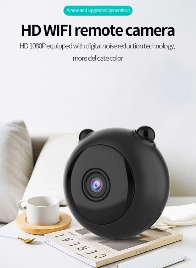 A12 Mini Camera HD 4k Sensor Night Vision Camcorder Wireless WIFI Panda-shaped Home Monitor camera