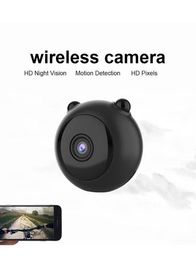 A12 Mini Camera HD 4k Sensor Night Vision Camcorder Wireless WIFI Panda-shaped Home Monitor camera