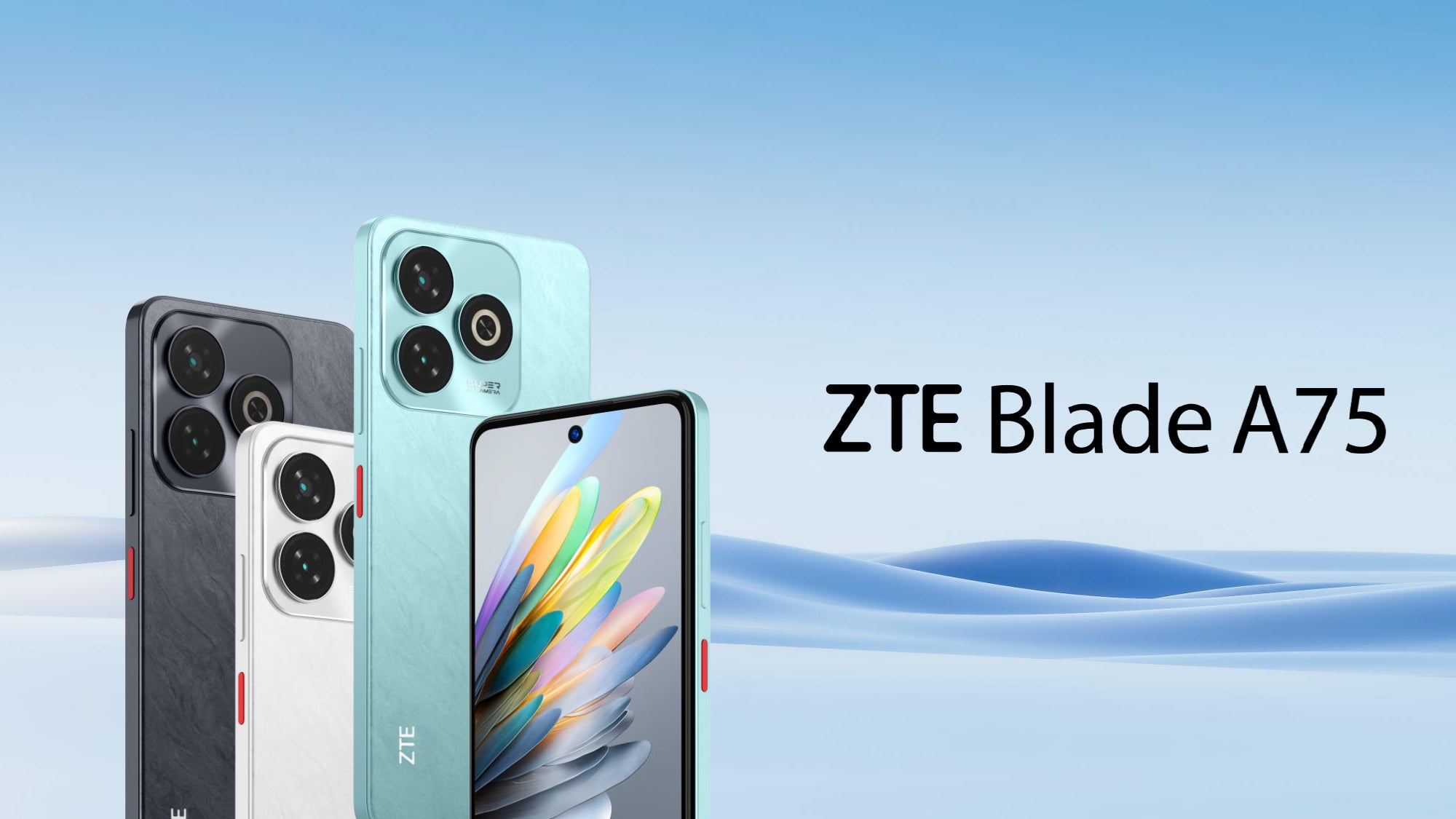 ZTE Blade A75 Dual Sim Mint Green 4GB RAM 128GB 5G - Middle East Version