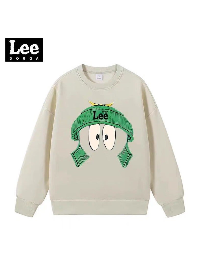 Lee Brand Hoodie Loose Casual Round Neck Long Sleeved Hoodie