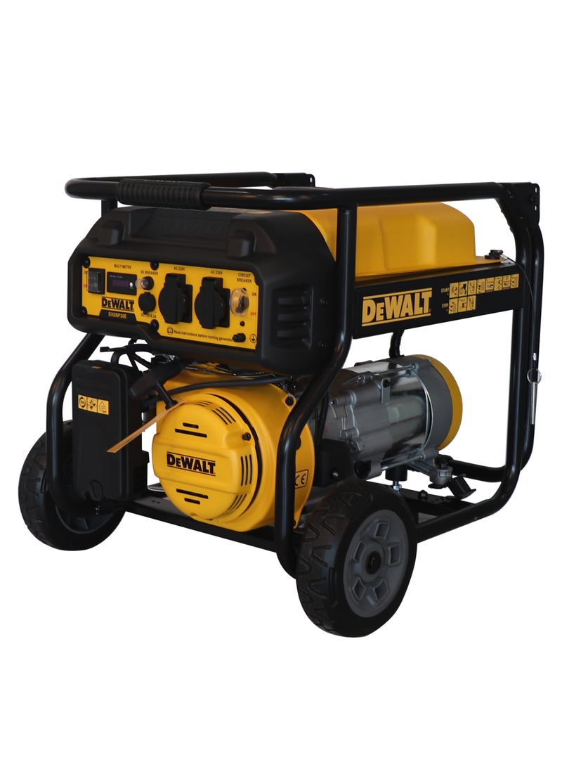 DEWALT Petrol Generator, 2700 Watts Rated Power, 20 L Fuel Tank, Manual Start, 19 Hours Run Time