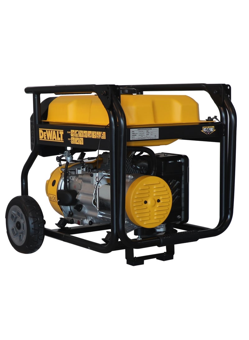 DEWALT Petrol Generator, 2700 Watts Rated Power, 20 L Fuel Tank, Manual Start, 19 Hours Run Time