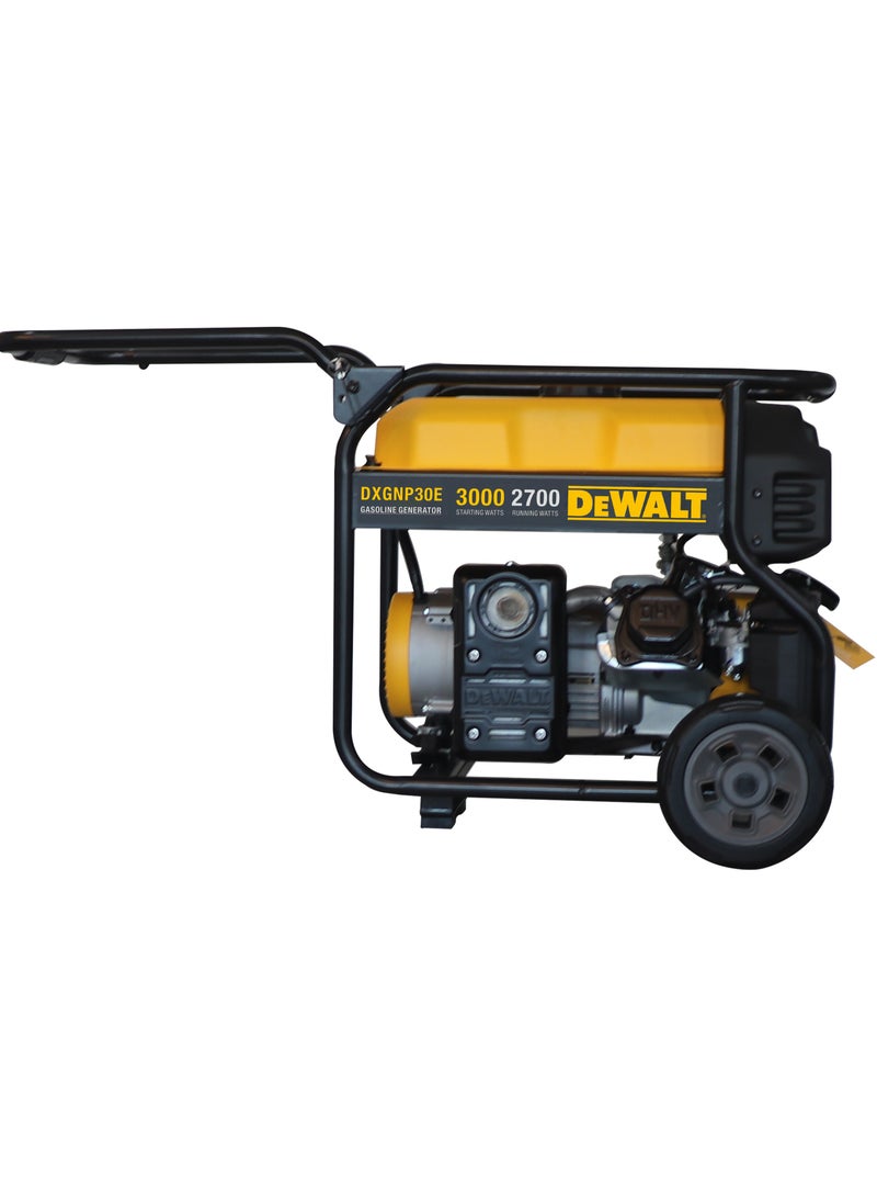 DEWALT Petrol Generator, 2700 Watts Rated Power, 20 L Fuel Tank, Manual Start, 19 Hours Run Time