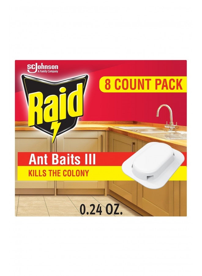 Raid Ant Killer Baits, Child Resistant Bug Killer For Indoor Home Use, 0.24 Oz, 8 Count