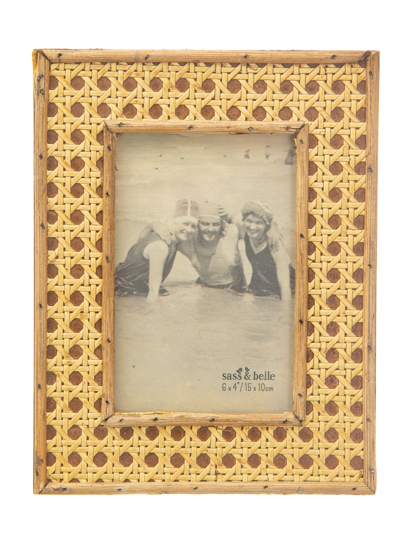 Sass and Belle Open Weave Photo Frame for Home Decor and Memories Display