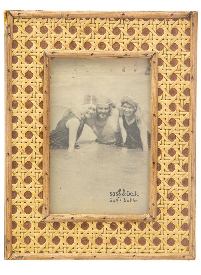 Sass and Belle Open Weave Photo Frame for Home Decor and Memories Display