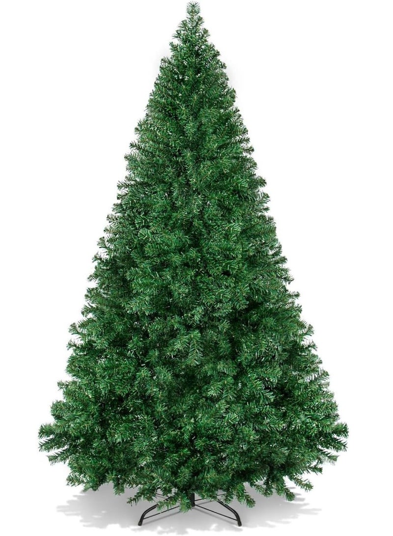 NIBEMINENT Artificial Tree For Holiday Christmas Tree Small 4ft Pine Needles 120CM,300 Full Branches Tips Xmas for Home and Office Small Spaces,Easy Assembly Metal Stand