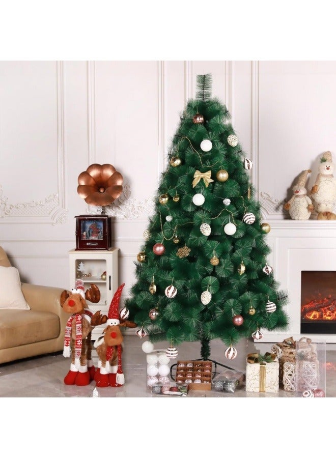 NIBEMINENT Artificial Tree For Holiday ,7FT Christmas Tree with Metal Stand, Aritificial Christmas Tree For Home, Office, Party Decoration, Easy Assembly(7FT/210CM)