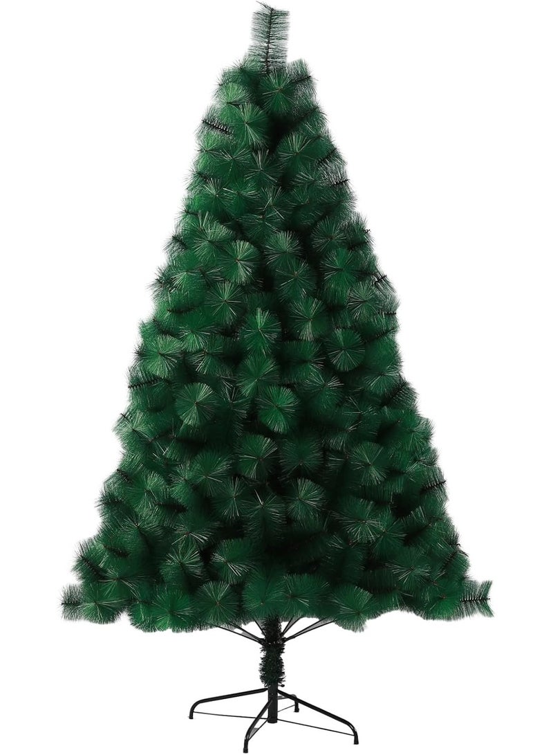 NIBEMINENT Artificial Tree For Holiday ,7FT Christmas Tree with Metal Stand, Aritificial Christmas Tree For Home, Office, Party Decoration, Easy Assembly(7FT/210CM)