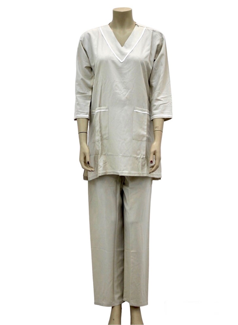 Housemaid Uniform Maid & Nanny Scrub Suit