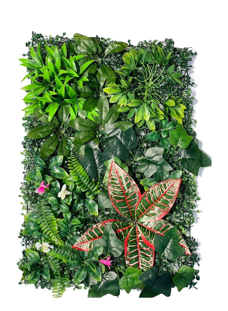 FFD Artificial Plant Wall Hedge Grass Mat 40x60cm – Synthetic Faux Grass Panels for Indoor & Outdoor Home, Garden, Villa Decoration – Greenery Backdrop & Privacy Fence Screen