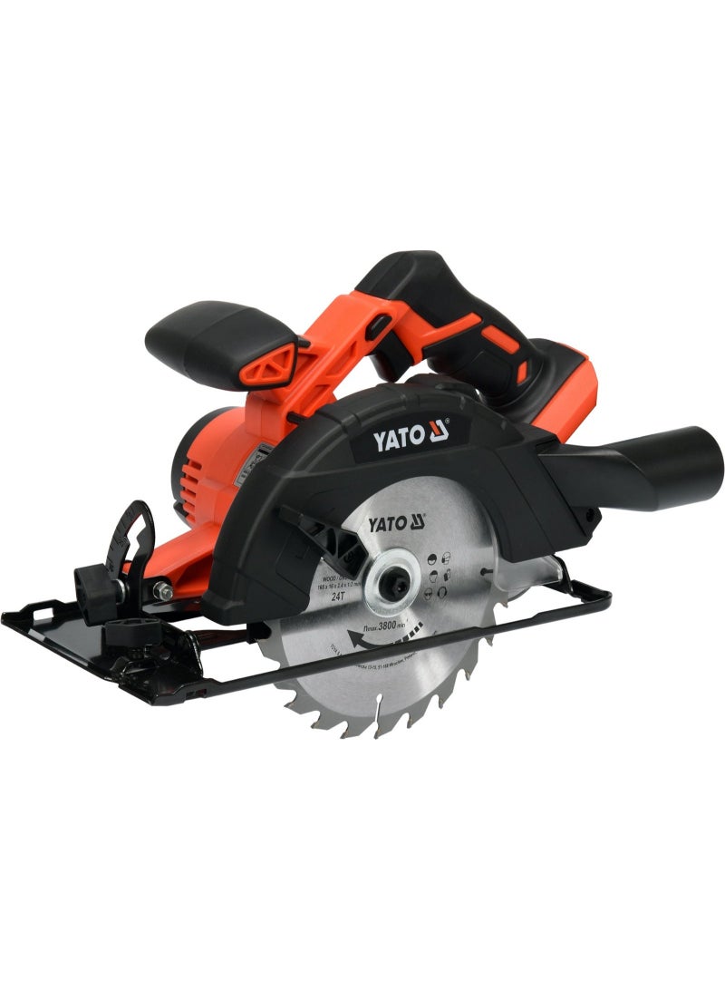 YATO Cordless Circular Saw 165mm 18V Tool Only Color Box YT-82811