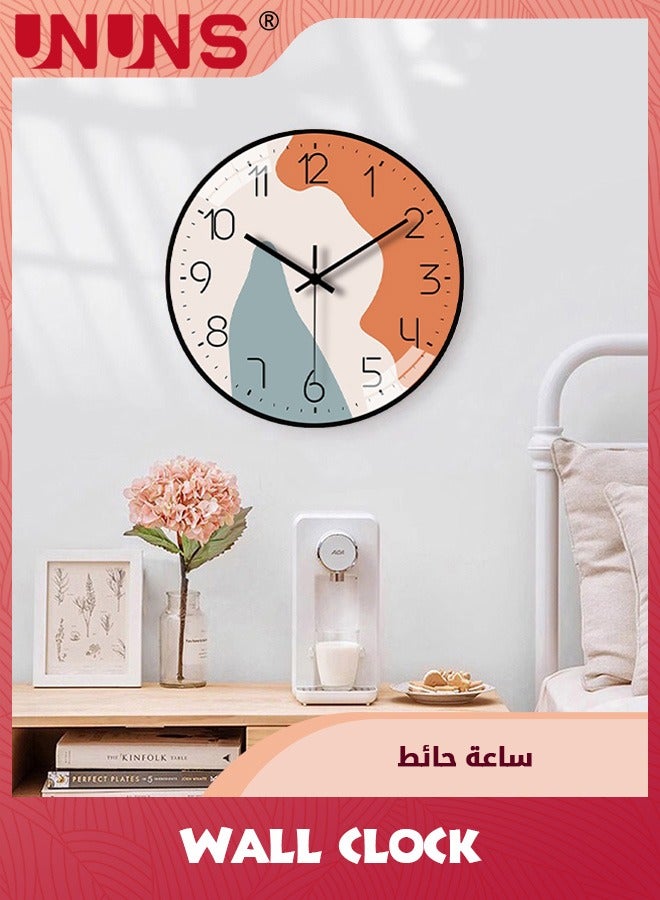 Wall Clocks,12 Inch/30cm Silent Non Ticking Modern Wall Clock For Living Room Bedroom Kitchen Office Classroom Decor,Battery Operated