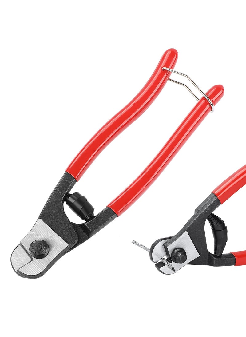 Wire Cutters, 8-Inch Heavy Duty Cable Cutters Steel Wire Rope Up to 13/64