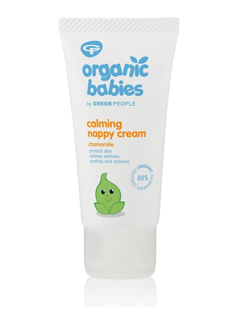 Green People Organic Babies Calming Nappy Cream 50ml Natural and Organic Zinc Oxide Nappy Cream  Eczema Friendly Gentle on Sensitive Skin and Suitable from Birth Paraben Free Vegan Cruelty Free