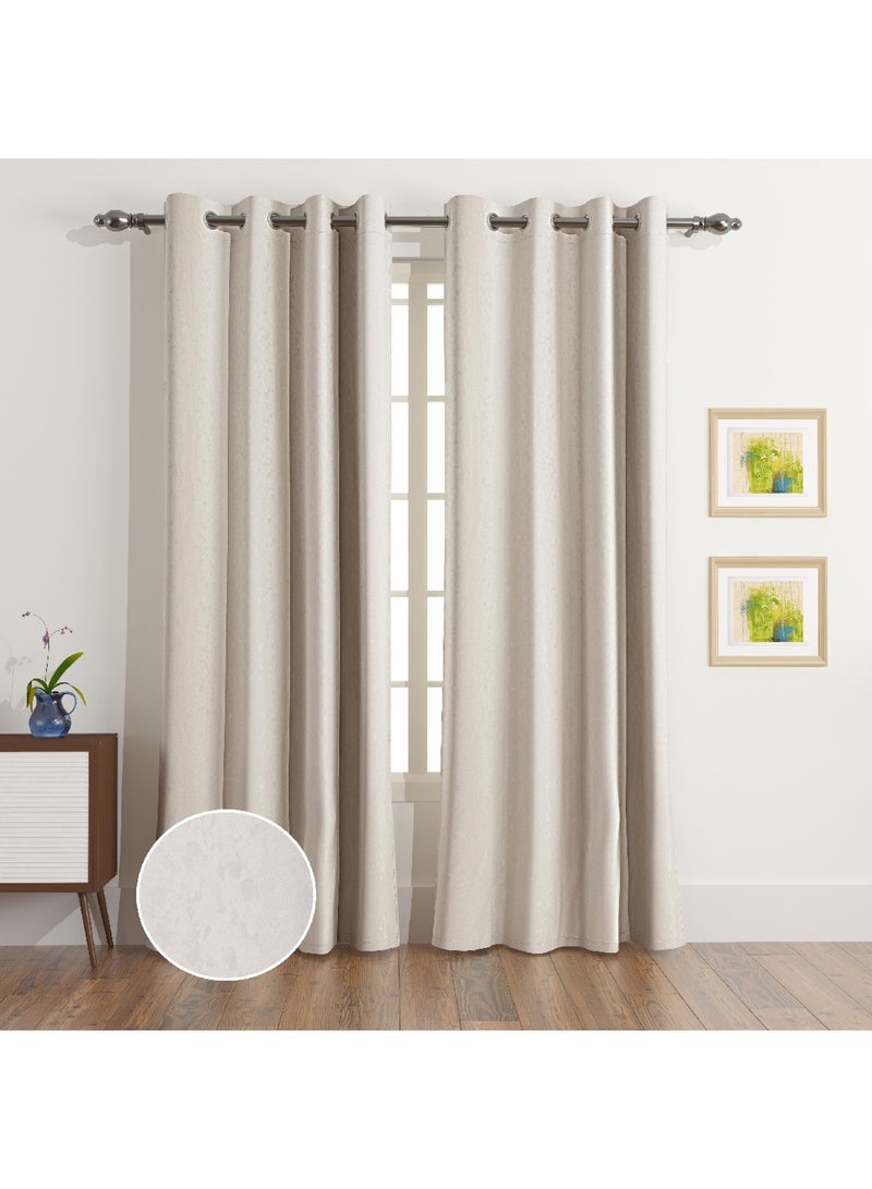 Ontario 2-Piece Ezra Jacquard Curtain Set 240 x 140 cm