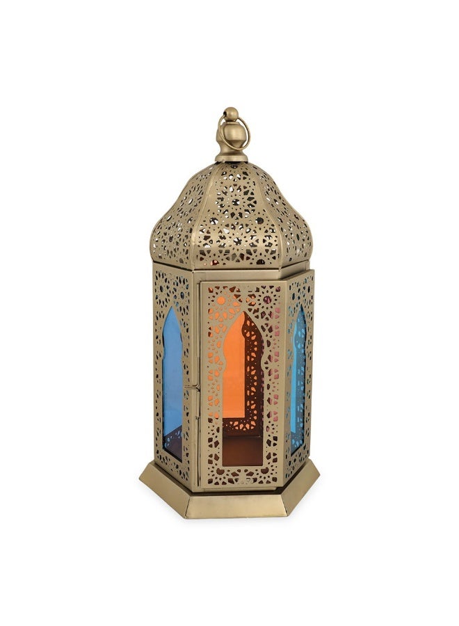 Mahi Lantern Gold - 24X49 Cm