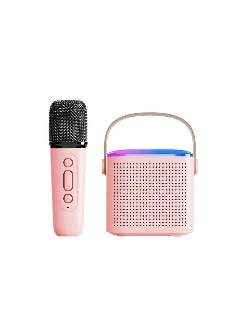 New all-in-one microphone, Bluetooth karaoke speaker, outdoor home children's portable KTV wireless microphone speaker