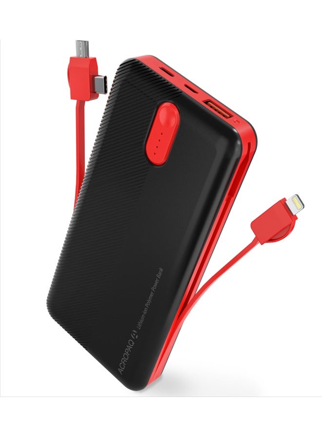 20000mAh Power Bank USB-C Fast Charging Power Banks in-Built Charging Cable