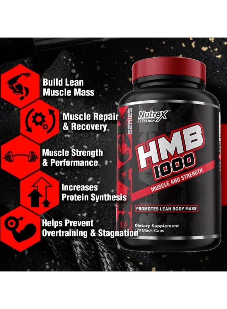 HMB,1000 Mg,120 Capsules