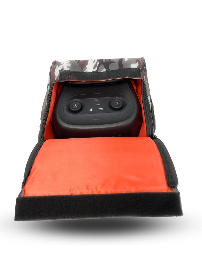 Speaker Bag Safety Storage Case with Handy Strap Travel Bag Compatible for (JBL PARTYBOX 110 BAG ARMY-G)