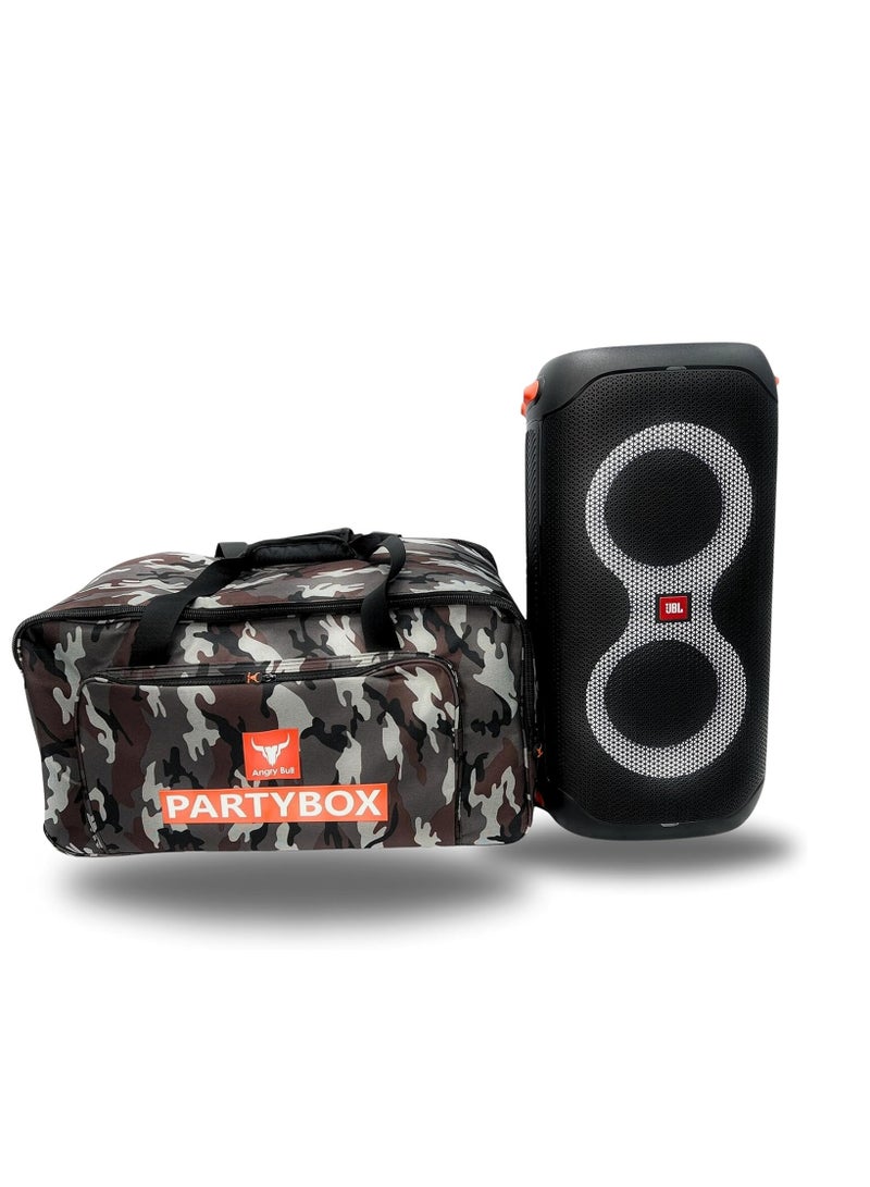 Speaker Bag Safety Storage Case with Handy Strap Travel Bag Compatible for (JBL PARTYBOX 110 BAG ARMY-G)