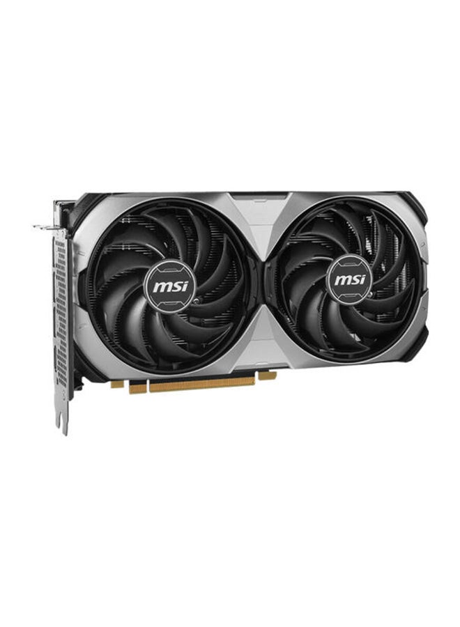 GeForce RTX 4070 SUPER VENTUS 2X OC Graphics Card, 12GB GDDR6X 192-bit Memory, 2505 MHz Boost Clock, 21 Gbps Memory Speed, 7168 CUDA, PCI E Gen 4, DP x 3 (v1.4a) HDMI x 1 | 912-V513-641 / 829 Black/Grey