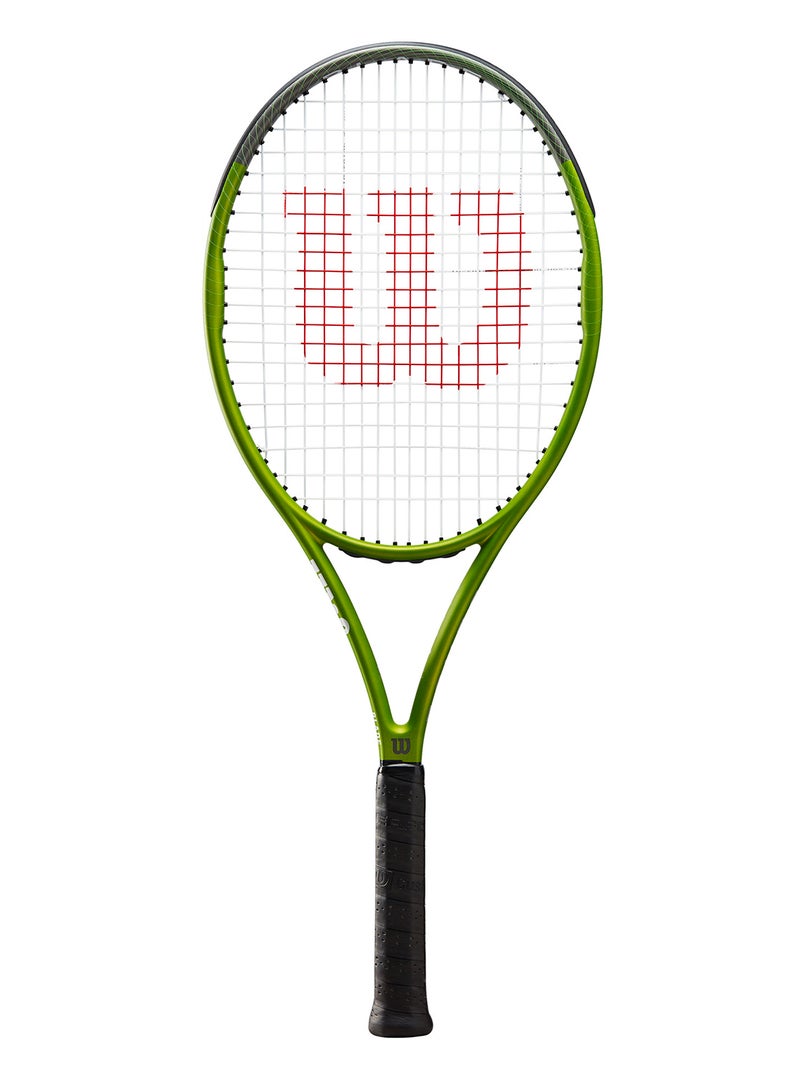 Blade Feel 103 Tennis Racket, 16x20, Adults, Beginners/ Intermediate - Green/ Black