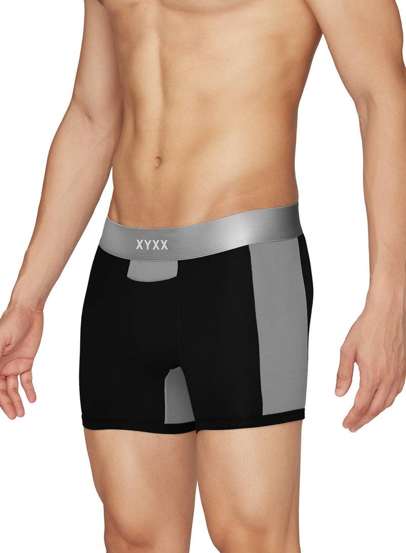 Pack of Modal Color Blocked Solid Men Trunk