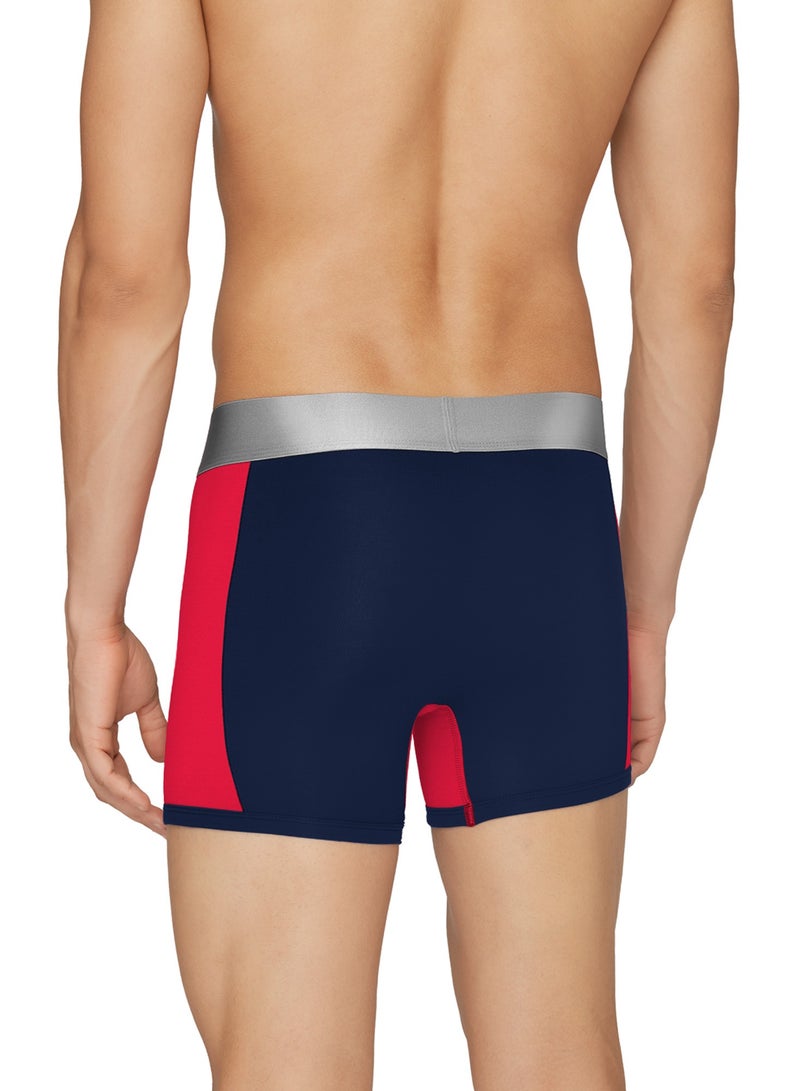 Pack of Modal Color Blocked Solid Men Trunk