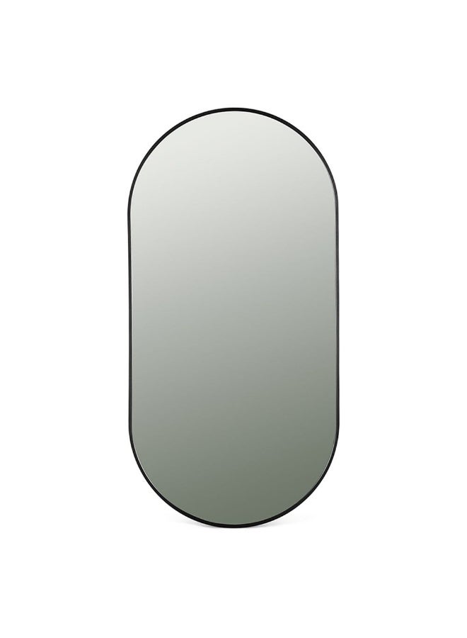 August Wall Mirror Black - 50X100 Cm