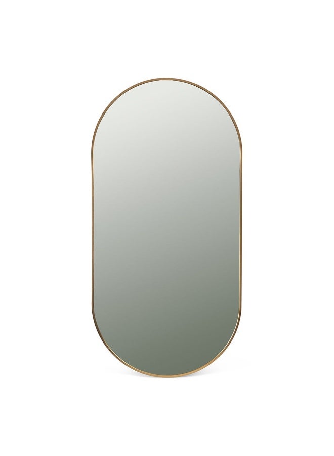 Aika Wall Mirror Gold - 50X100 Cm