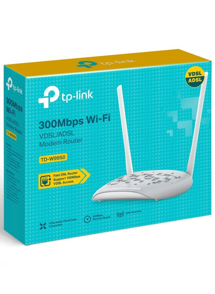 TD-W9950 300 Mbps Wireless N VDSL/ADSL Modem Router