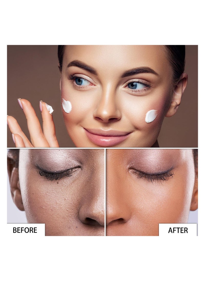 Skin Whitening Cream for Body, Underarm Lightening Cream for Intimate Areas and Bleaching, Brightening Cream Dark Spot Remover Corrector for Neck, Armpit, Elbow, Inner Thigh and Knees (1.8oz)
