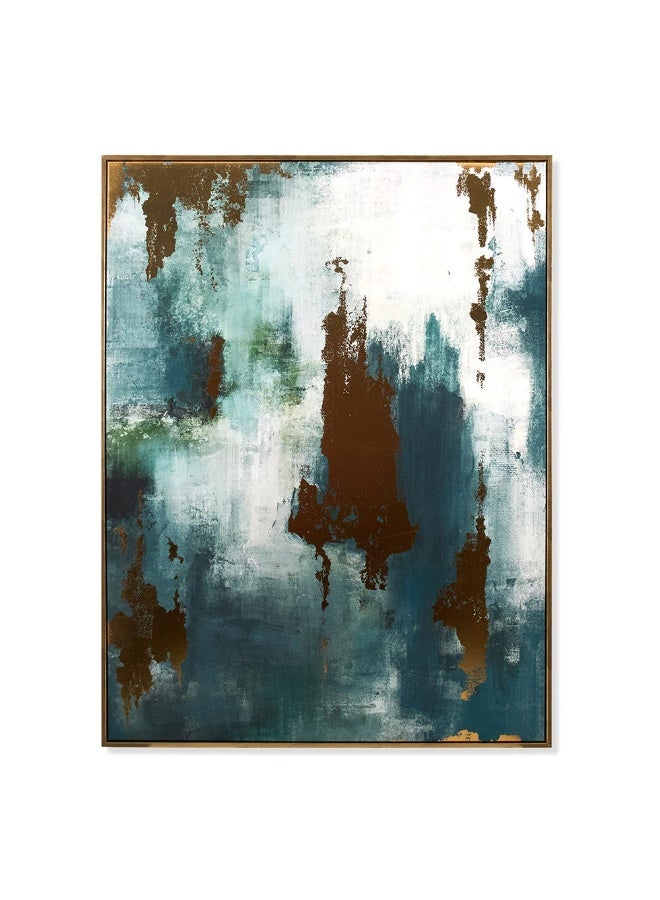 Skies Framed Wall Art Blue - 90X120 Cm