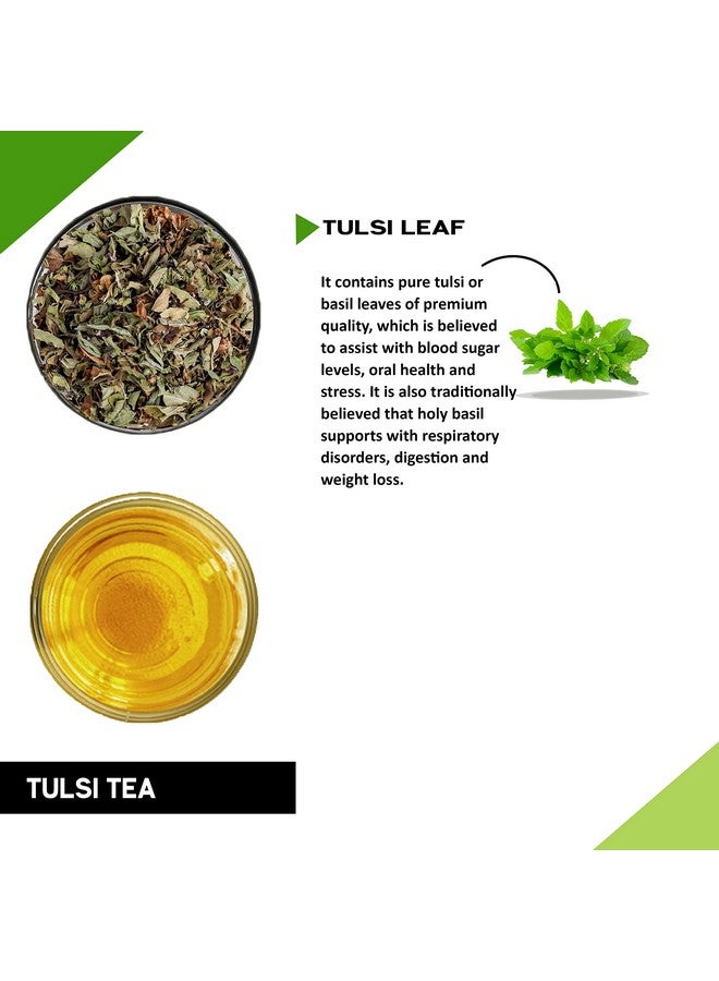 Tulsi Leaves Tea (120 Tea Bags, 4 Months Pack) - Helps With Sugar Levels, Immunity, Dental Care, Bp - Himalayan Basil Leaves