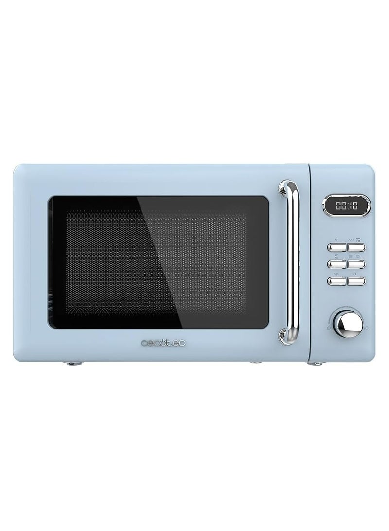 Digital Microwave with Grill Proclean 5110 Retro Blue, 20L, 700W, 8 Programs