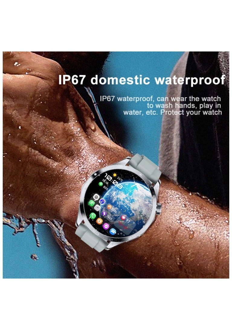 Ferefit WS-26 Smartwatch with 1.52-Inch Full Touch Screen, IP67 Waterproof Rating, 52 Sports Modes, Wireless Charging, and Comprehensive Health Monitoring